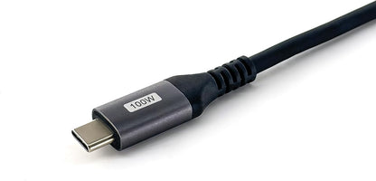 Equip 128893 USB 2.0 C to C Cable 90° Angled M/M 3m PD 100W Black