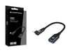 Conceptronic ABBY19B USB-C 90° Angled to USB-A OTG Adapter 10Gbps USB 3.2 Gen 2