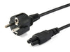 Equip Netzanschlusskabel Schukon. -> IEC C5 St/Bu