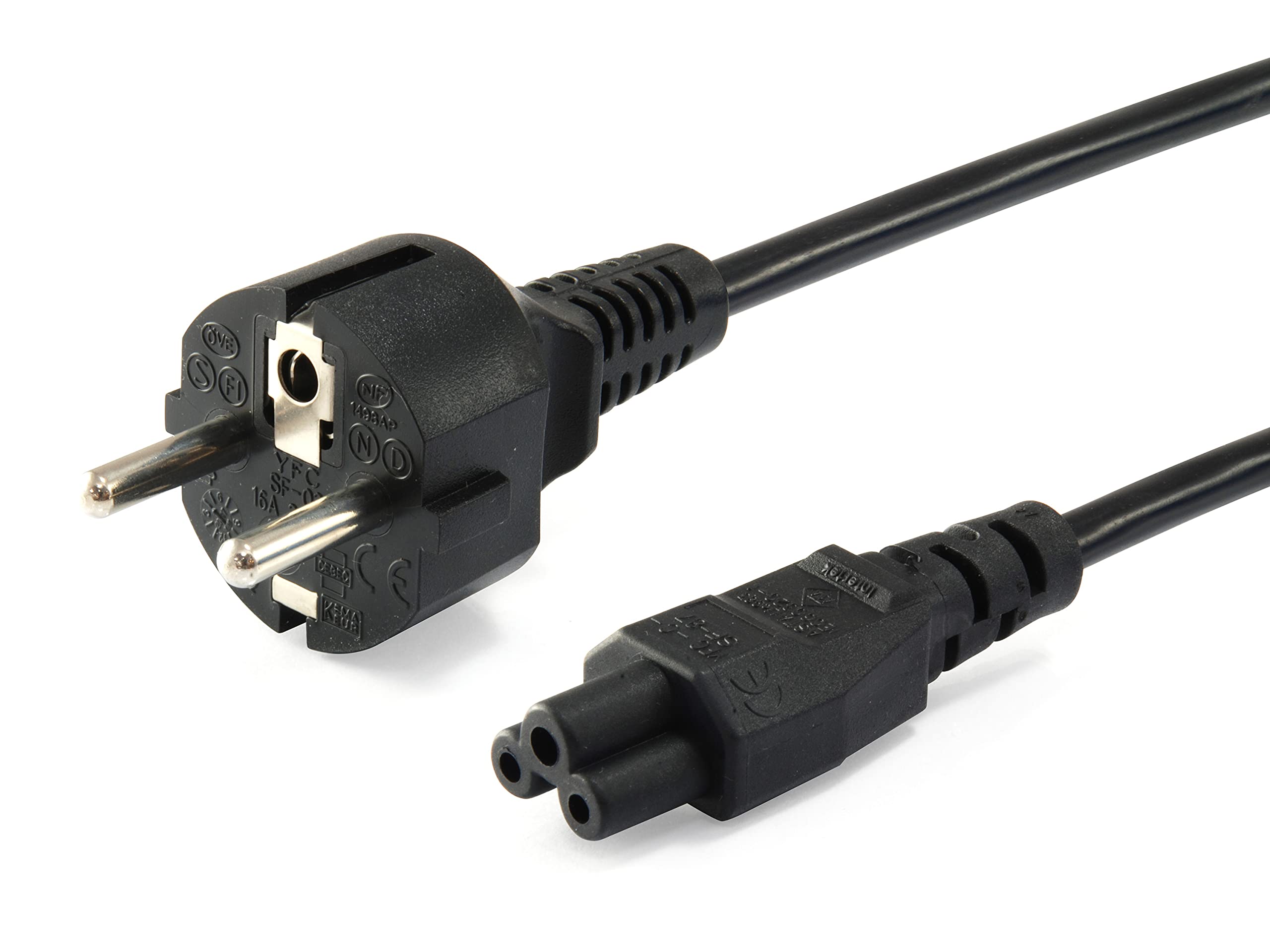 Equip Netzanschlusskabel Schukon. -> IEC C5 St/Bu