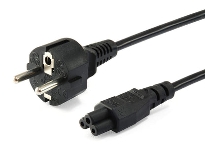Equip Netzanschlusskabel Schukon. -> IEC C5 St/Bu