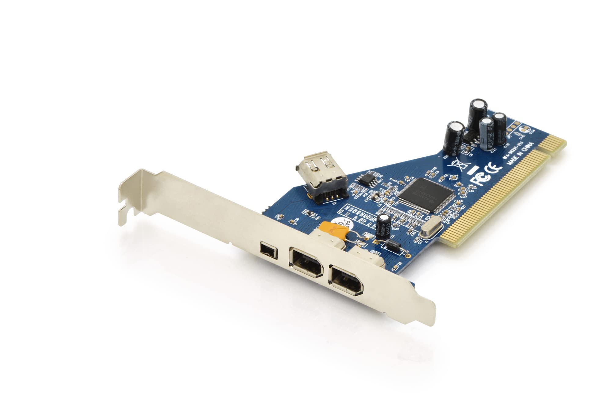 DIGITUS IO-Karte - PCI - Firewire 1394a Schnittstellen-Karte - 4-Port - 2x 6-Pin extern & 1x 4-Pin extern & 1x 6-Pin intern IO-Karte - Firewire 1394a PCI