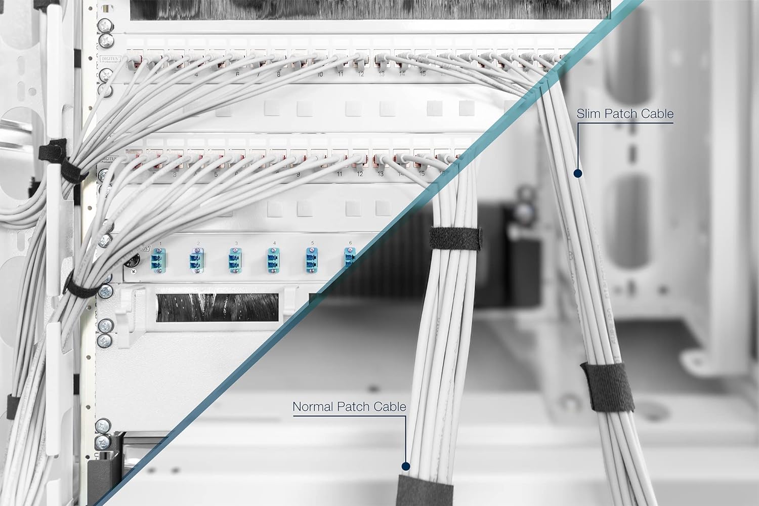 DIGITUS LAN Kabel Cat 6-1,5m - Slim - RJ45 Netzwerkkabel - U/FTP Geschirmt - Kompatibel zu Cat-6A - Grau Cat 6 - U/FTP - LSZH - Slim-Kabel 1,5 m - 1 Stück Grau
