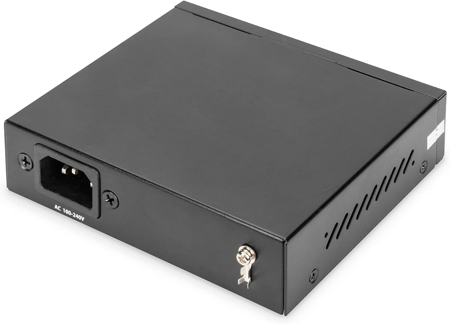 DIGITUS 4-Port Gigabit Network Switch, 1 SFP Uplinks 4-Port + 1x SFP-Uplink 1 Gbit/s Schwarz