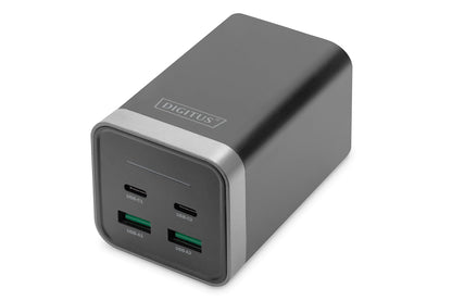 Digitus 4-Port GaN DA-10181 USB Charger Indoor Socket Output Current (Max) 3000mA 4 x U