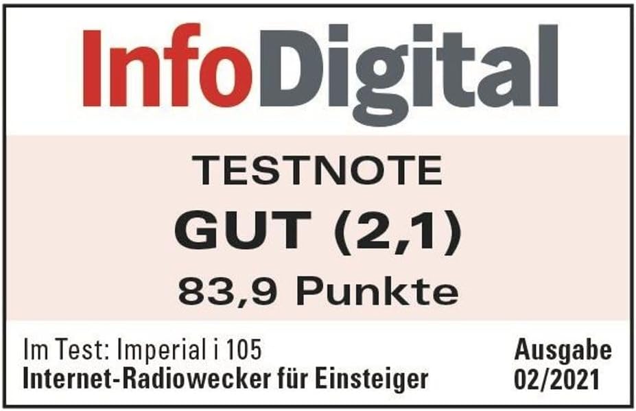 imperial Radio i105 Internet mit Farbdisplay schwa