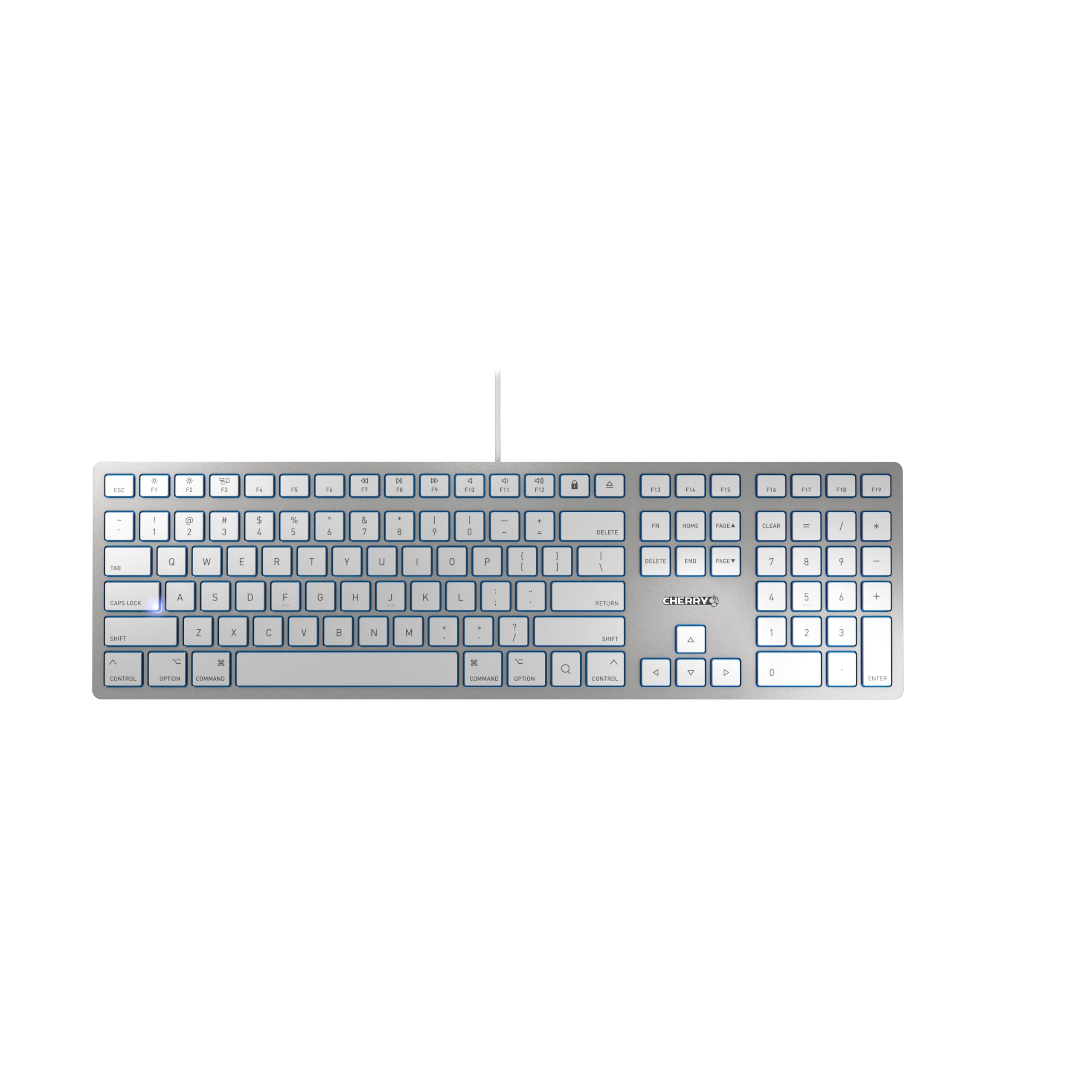 CHERRY TAS KC 6000 SLIM FOR MAC Corded US-Layout w