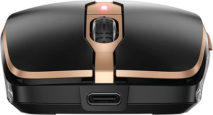 CHERRY DW 9100 SLIM, Wireless Desktop Set, EU Layout (QWERTY), Bluetooth & 2.4 GHz RF, Quiet Keys, Rechargeable, Bronze/Black