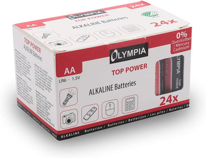 Olympia Alkaline Batterien AA 24er Pack
