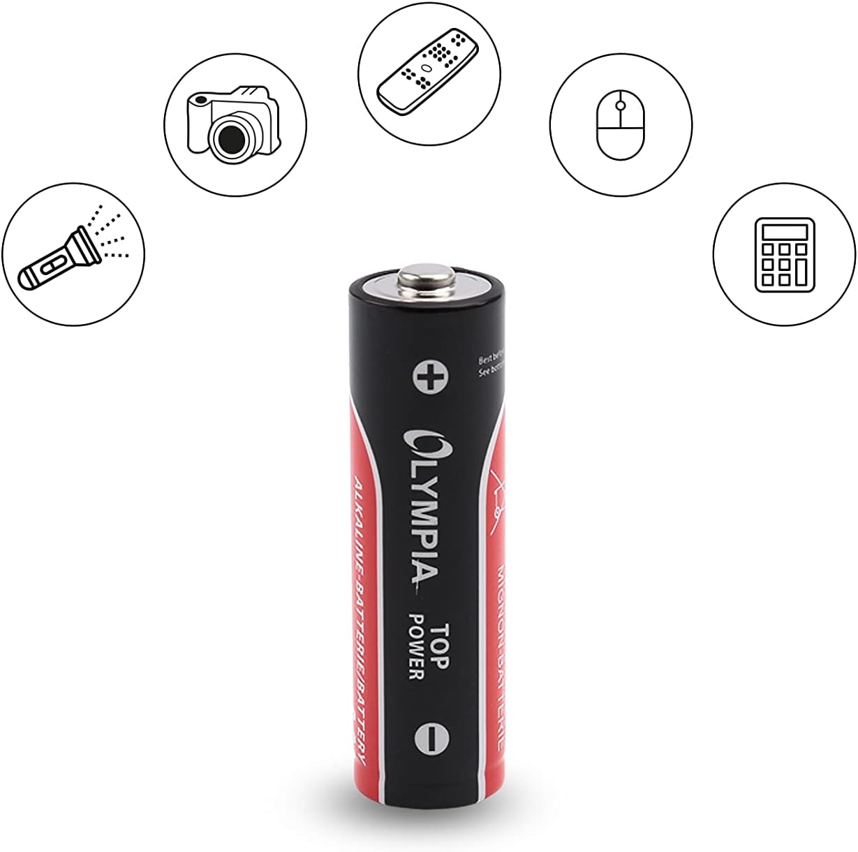 Olympia Alkaline Batterien AA 24er Pack