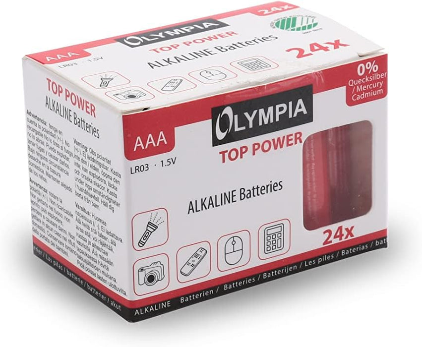 Olympia Alkaline Batterien AAA 24er Pack