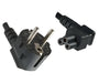 `EFB Netzkabel Schutzkontakt 90?-C5 90?,sw,3,0m,3x0`