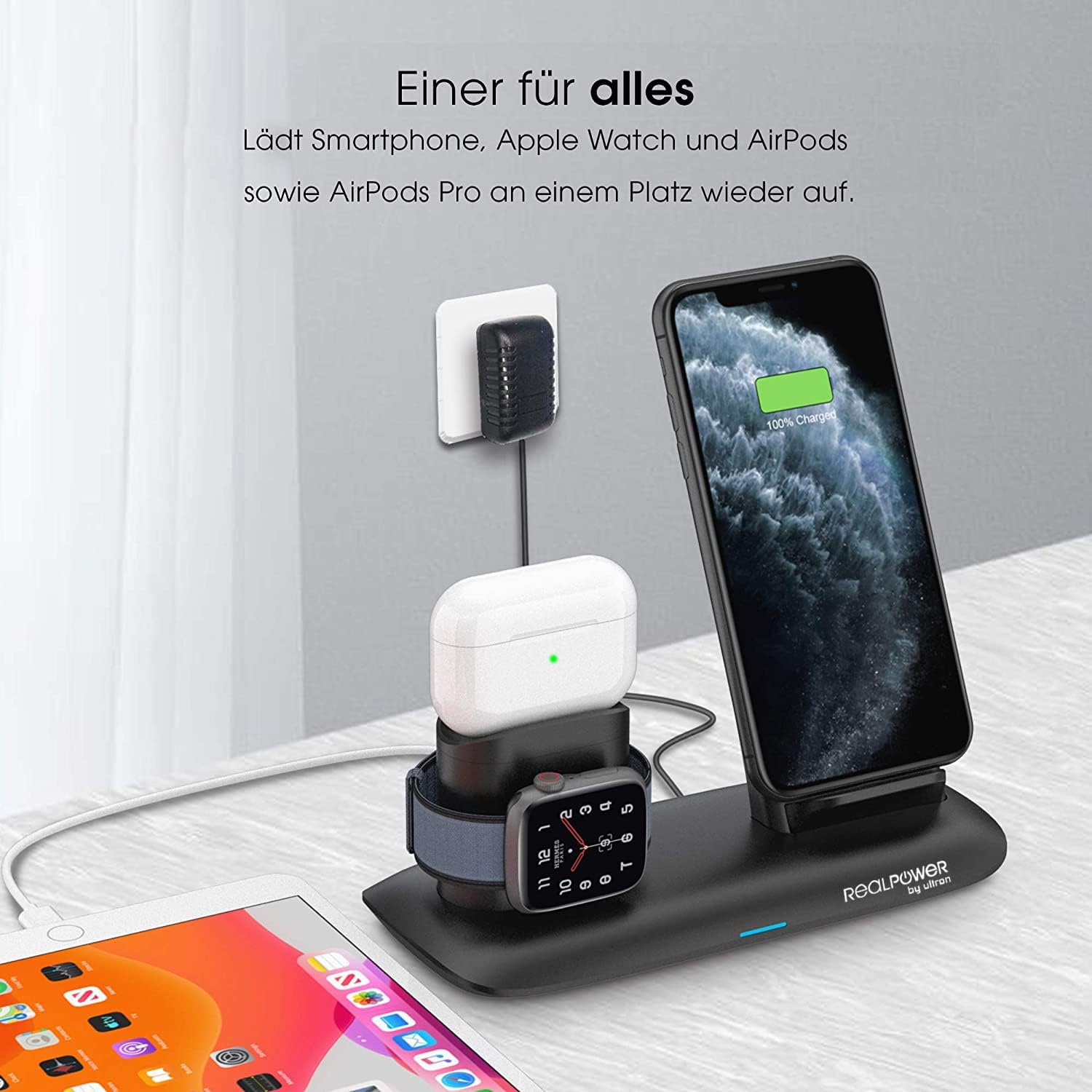 RealPower Ladegerat ChargeAir All Desk Pro ka