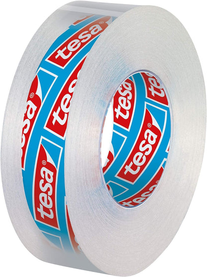 tesa Film Hand Dispenser, Transparent, Includes 1 Roll of Tesafilm Crystal Clear 33m x 15mm 1 roll + hand dispenser