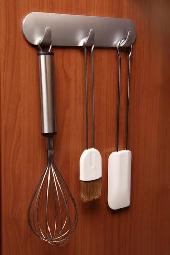 tesa Powerstrips Hakenleiste matt chrom