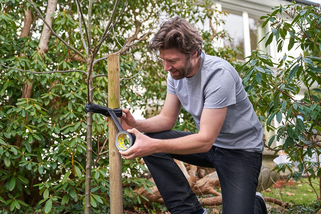 tesa extra Power Eco Repair Tape - High-Performance Duct Tape for Manual Work, Fixing, Labelling - Natural Fibres - 20 m x 38 mm - Grey 20m x 38mm Grey