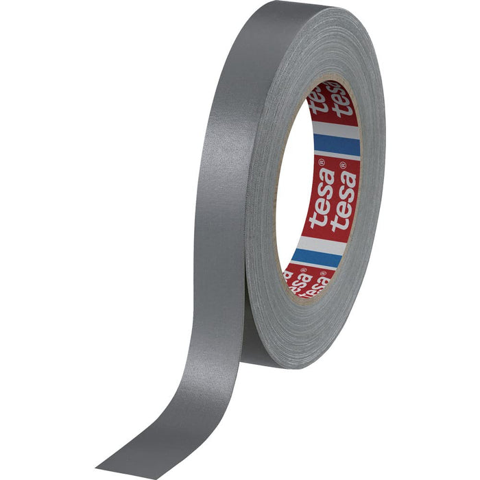 tesa extra Power Eco Repair Tape - High-Performance Duct Tape for Manual Work, Fixing, Labelling - Natural Fibres - 20 m x 38 mm - Grey 20m x 38mm Grey
