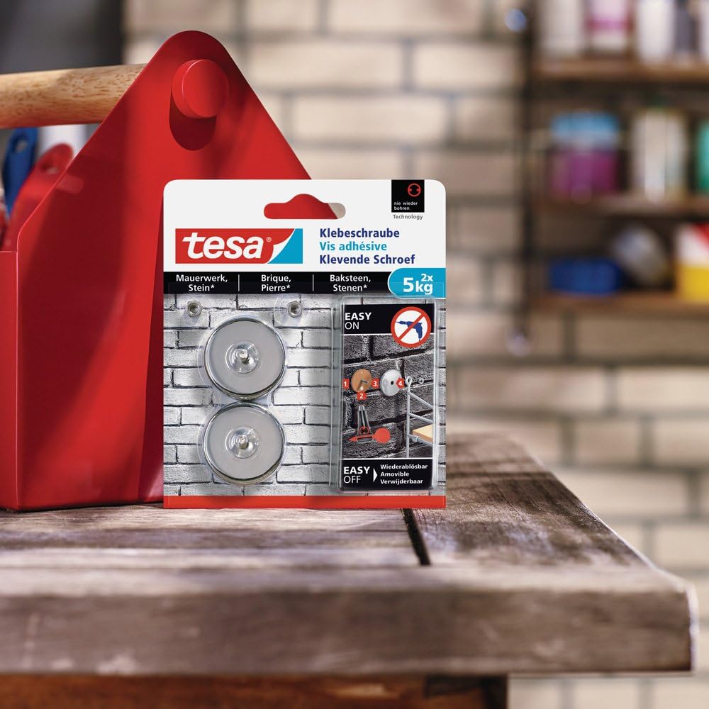 Tesa 77906 – 00001 – 00 Screw Round Adhesive for Brick and Stone (5 kg)