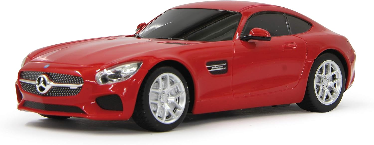 Mercedes-Benz AMG GT 1:24 2,4GHz - offiziell lizenziert, ca zu 1 Stunde Fahrzeit bei ca. 9 Km/h, perfekt nachgebildete Details, hochwertige Verarbeitung