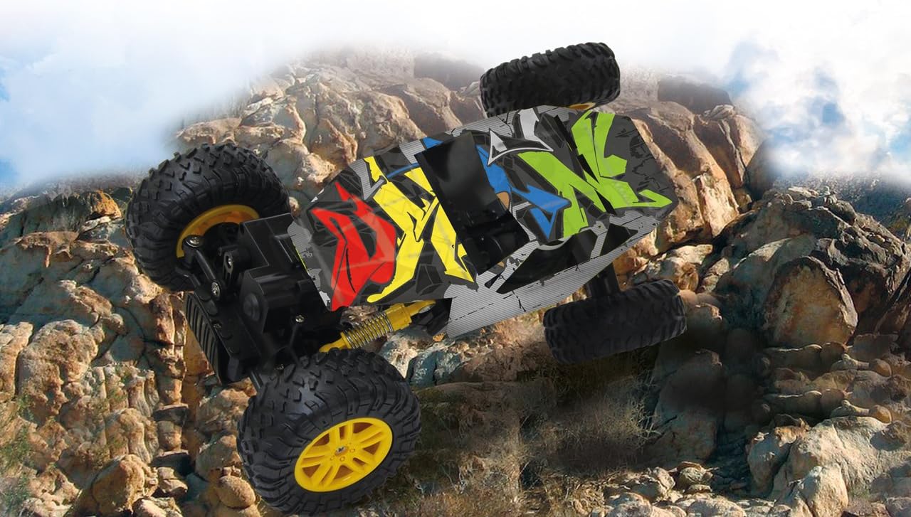 Jamara 410053" Hillriser Crawler 4WD Remote Controlled Device, 1:18 Scale