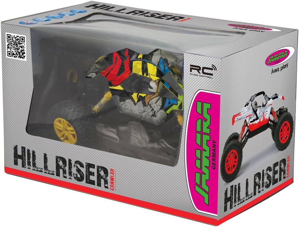 Jamara 410053" Hillriser Crawler 4WD Remote Controlled Device, 1:18 Scale