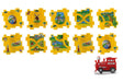 Jamara 460303 Train Dynamic Zoo Puzzle