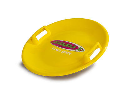 JAMARA -Snow Play Rutschteller 60cm-Haltegriffe an beiden Seiten, langlebiger, robuster Kunststoffkörper, Leichtgewicht mit nur 555 g Yellow