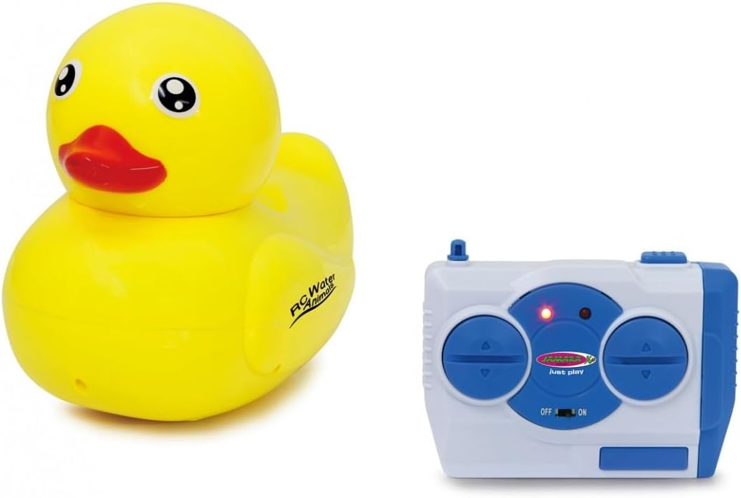 Jamara 410110 410110-RC Water Animals 2,4GHz Duck – Multiplayer, 2 Motors, Easy to Steer, Safety Function, Yellow