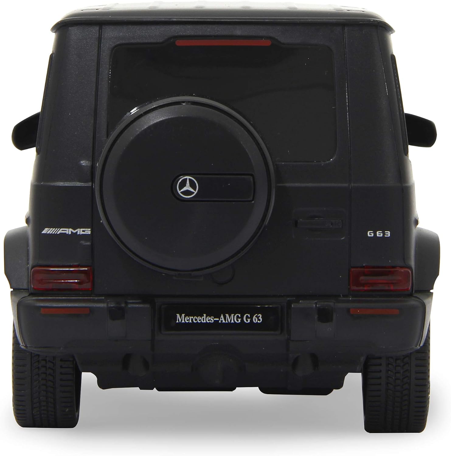 JAMARA 405191 - Mercedes-AMG G63 1:24 2,4GHz - offiziell lizenziert, bis zu 1 Stunde Fahrzeit bei ca. 9 Km/h, perfekt nachgebildete Details, hochwertige Verarbeitung, Schwarz