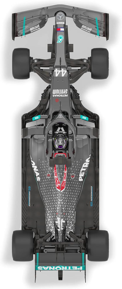 JAMARA 402106 Mercedes-AMG F1 W11 EQ Performance 1:12-2.4GHz for Multiplayer Operation, Officially Licensed, Faithful Painting, Includes Decorative Sheet, Black