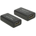 Delock 11403 Bridge & Repeater - Bridges & Repeaters (With wire, HDMI, Black, 26 x 47 x 14 mm)