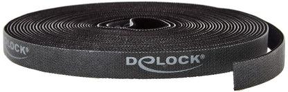 Delock Klettband auf Rolle L 10 m x B 15 mm schwarz