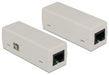 DeLOCK 62619 - cable interface/gender adapters (RJ-45, RJ-45, Female/Female, Grey, Polybag