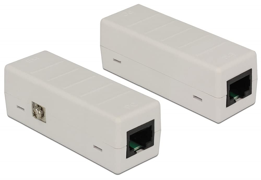 DeLOCK 62619 - cable interface/gender adapters (RJ-45, RJ-45, Female/Female, Grey, Polybag