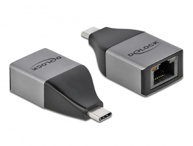 Delock USB Type-C™ Adapter to Gigabit LAN 10/100/1000 Mbps - Compact Design