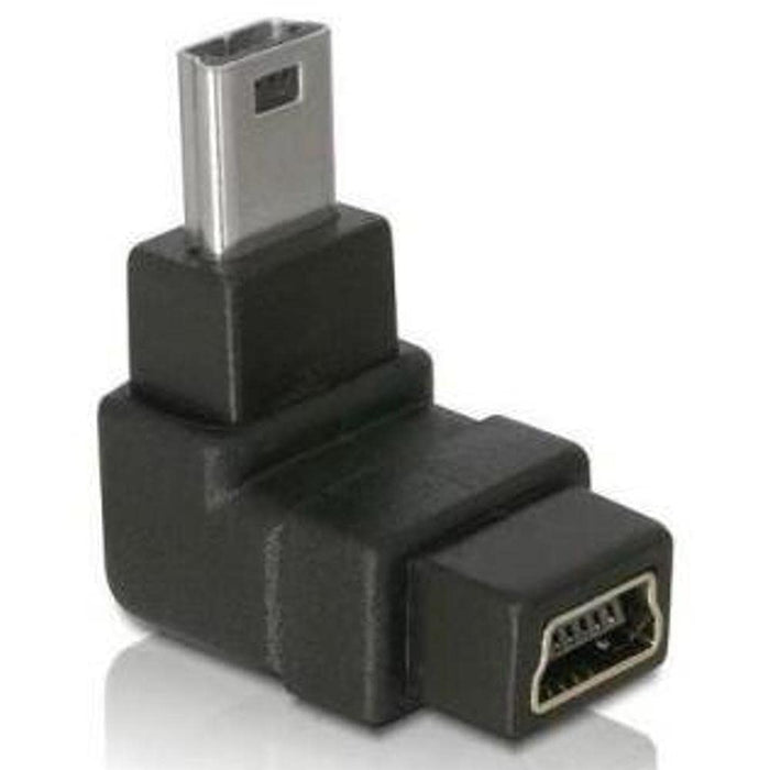 DELOCK USB Adapter mini B -> mini B St/Bu 90Ý gew.