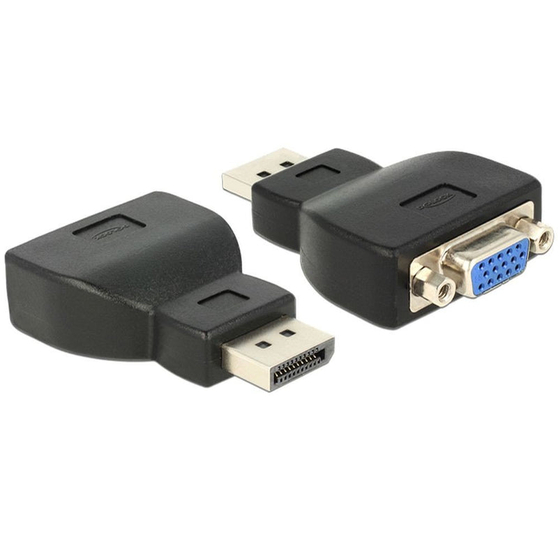 DeLock 65567 Adaptor DisplayPort 1.1 Male to VGA Female Black
