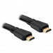 DELOCK HDMI Flachkabel Ethernet A -> A St/St 1.00m