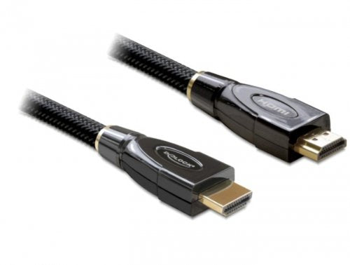 DELOCK HDMI Kabel Ethernet A -> A St/St 5.00m Prem