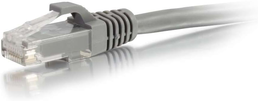 C2G Cat6 Booted Unshielded (UTP) Network Patch Cable - Patch cable - RJ-45 (M) to RJ-45 (M) - 30 m - UTP - CAT 6 - molded, snagless, stranded - grey 30M Grey