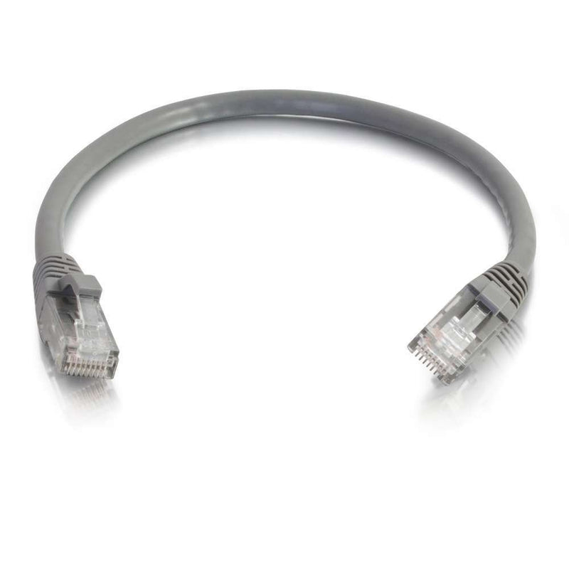C2G Cat6 Booted Unshielded (UTP) Network Patch Cable - Patch cable - RJ-45 (M) to RJ-45 (M) - 30 m - UTP - CAT 6 - molded, snagless, stranded - grey 30M Grey