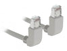 DeLOCK RJ45 Cat.6A S/FTP ob/ob gew. 0,5m | Oben/Oben gewinkelt