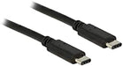 DeLock Kabel USB 2.0 USB Type-C? Stecker > USB Type-C Stecker 1,0 m schwarz