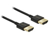 Delock High Speed HDMI Cable with Ethernet – HDMI A Plug – > HDMI-A Plug 3d 4 K 4.5 m Premium Slim Active