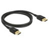 DeLock Cable Displayport 8K 60Hz 1m DP 8K Certified Black