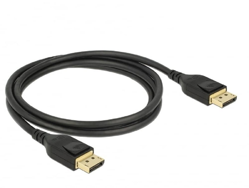 DeLock Cable Displayport 8K 60Hz 1m DP 8K Certified Black