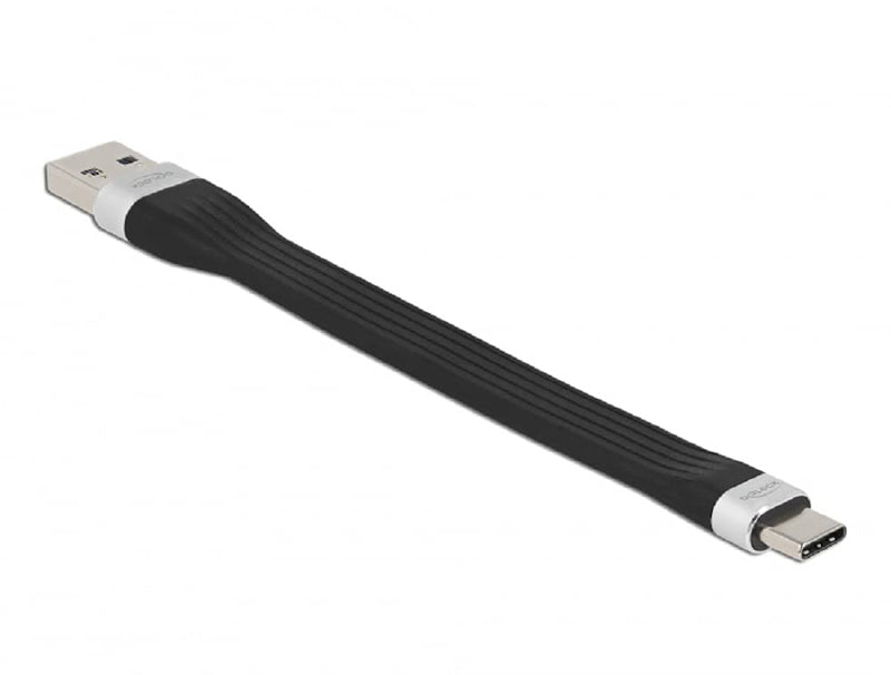 Delock USB 3.2 Gen 1 FPC Flachbandkabel USB Typ-A zu USB Type-C™ 13,5 cm PD 3 A