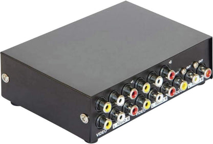 DELOCK A/V Switch 4 Eingange -> 1 Ausgang bidirekt