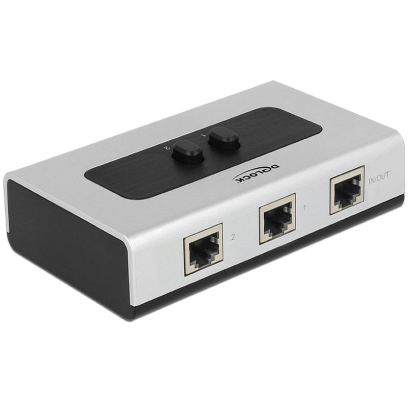 DELOCK RJ45 Switch 2->1 + 1->2 bidirektional