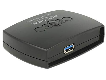 DeLOCK 87723 USB 3 Sharing Switch 2 to 1 Black 2 auf 1